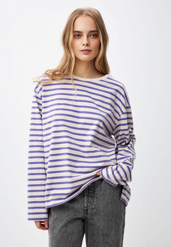 

Лонгслив Sela, Фиолетовый, ANNA OVERSIZE FIT