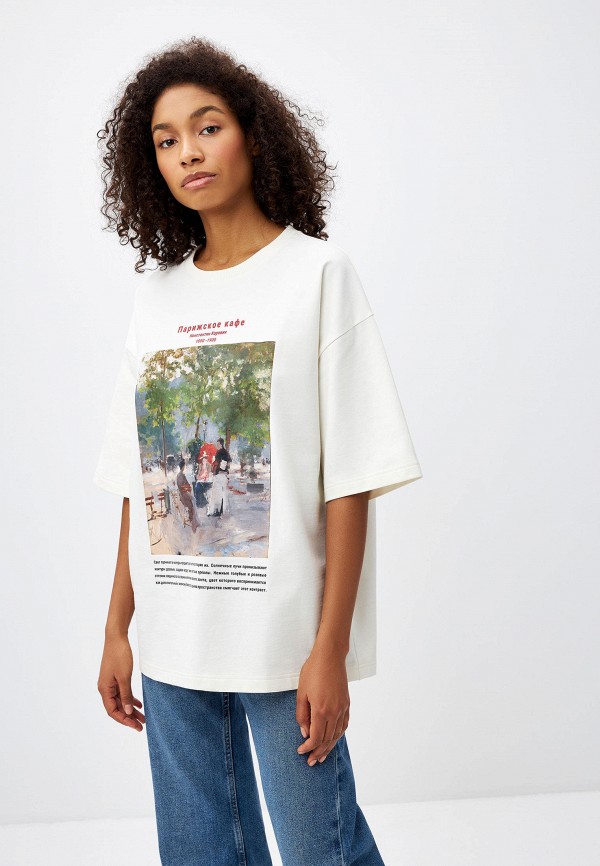 

Футболка Sela, Белый, ENDY OVERSIZE FIT