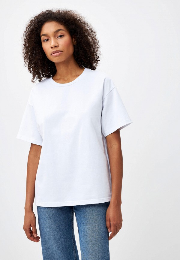 

Футболка Sela, Белый, KATE OVERSIZE FIT