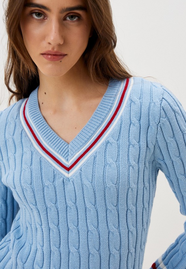 Пуловер Belucci цвет Голубой  Фото 4