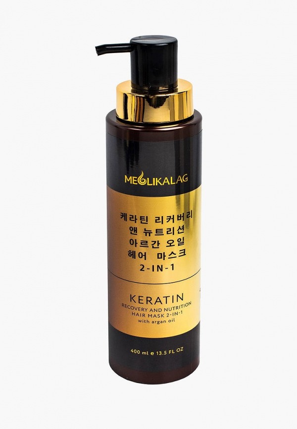Маска для волос Meoli Корейский увлажняющий бальзам с кератином, аргановым маслом и коллагеном, 400 мл