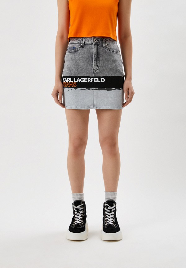 фото Юбка джинсовая karl lagerfeld jeans