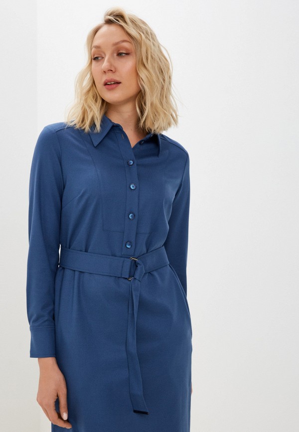 Платье Nelva синий, размер 48, фото 2