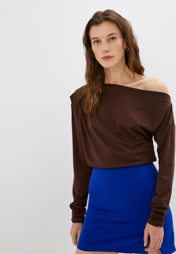 Блуза Trendyol цвет коричневый 