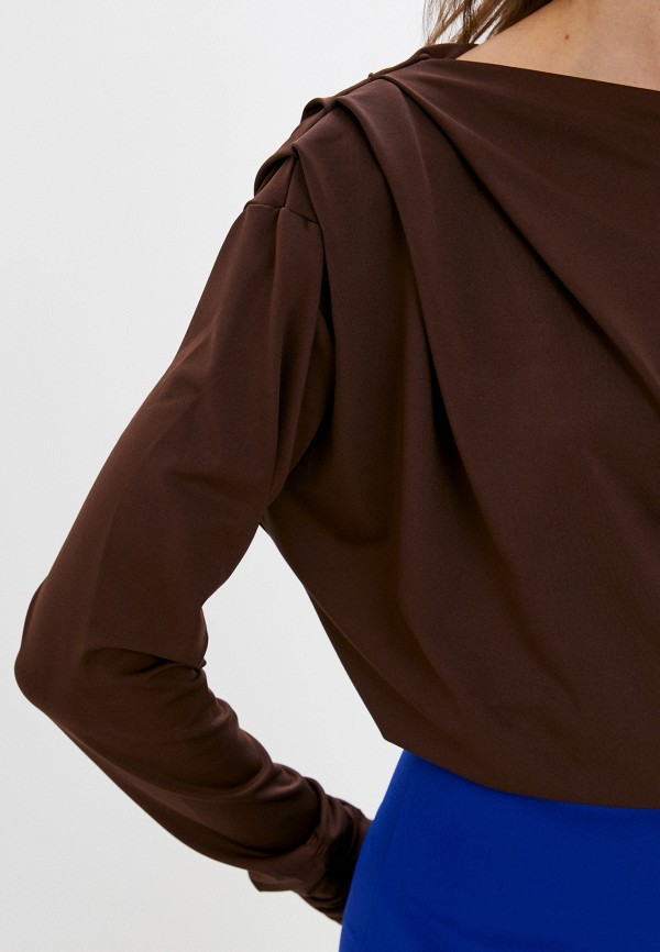 Блуза Trendyol цвет коричневый  Фото 4