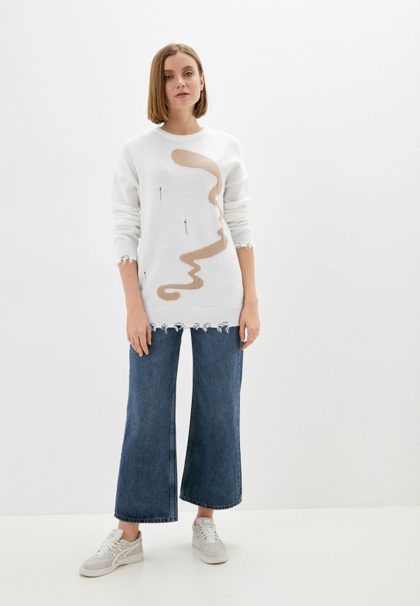 Джемпер Стим белый, размер 42, фото 2