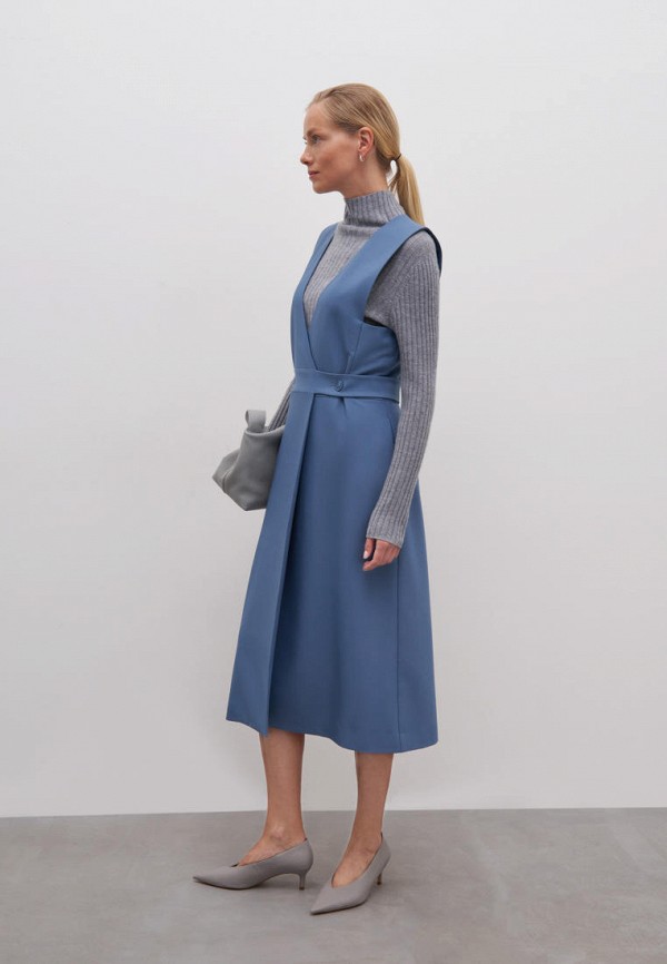 Сарафан Finn Flare голубой, размер 44, фото 3