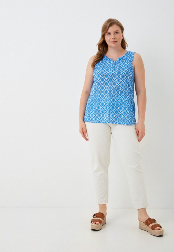 Майка Colin's голубой, размер 48, фото 2