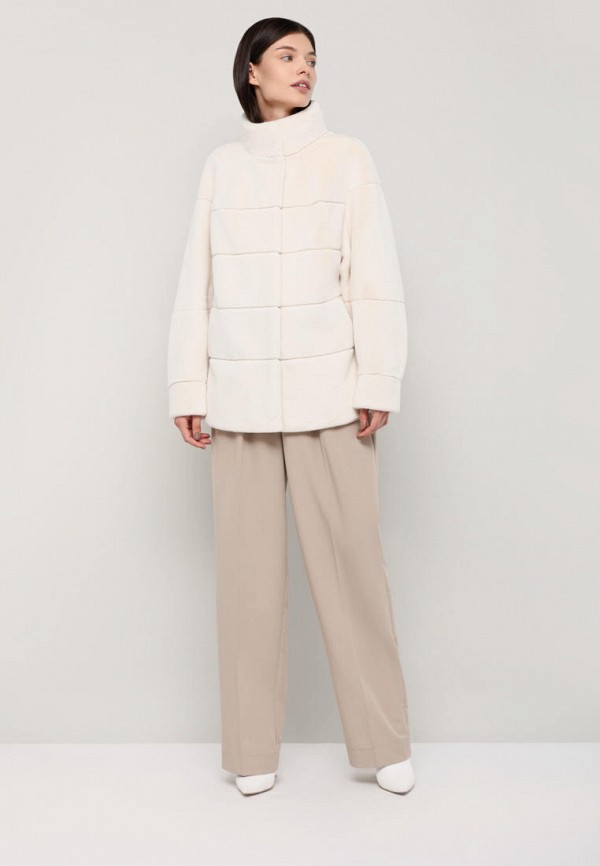 Шуба Alef белый, размер 48, фото 2