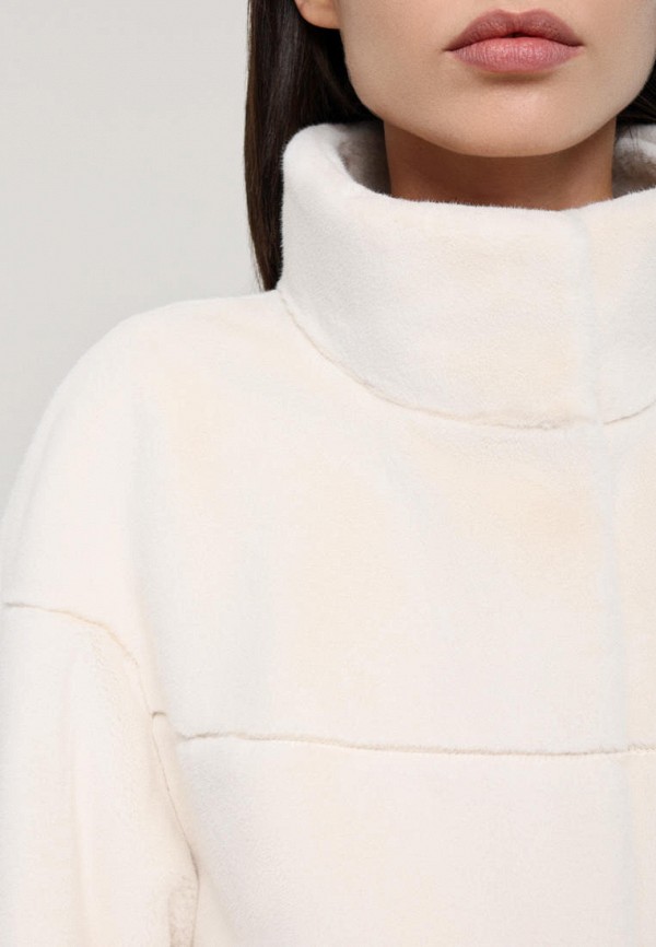 Шуба Alef белый, размер 48, фото 6