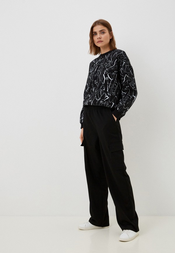 Свитшот Zolla черный, размер 44, фото 2