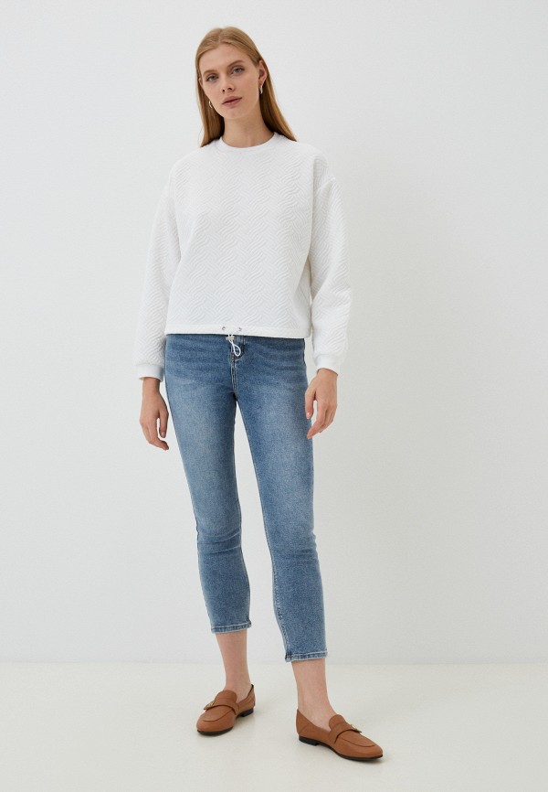 Свитшот Zolla белый, размер 46, фото 2