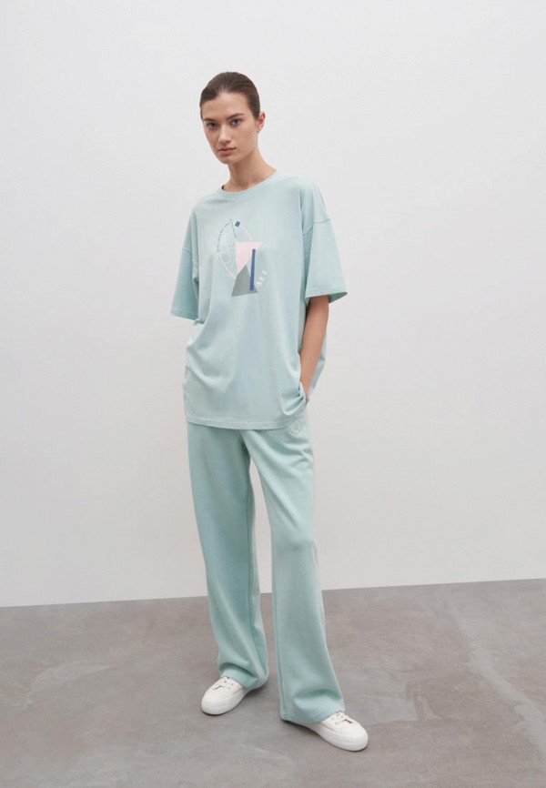 Футболка Finn Flare бирюзовый, размер 46, фото 2