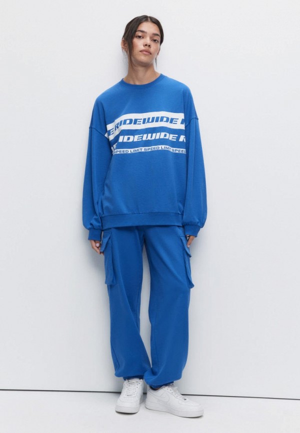 Свитшот Befree синий, размер 42, фото 2