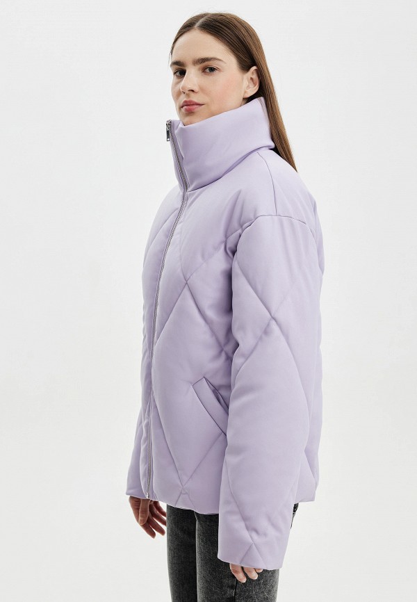 фото Куртка кожаная утепленная zarina