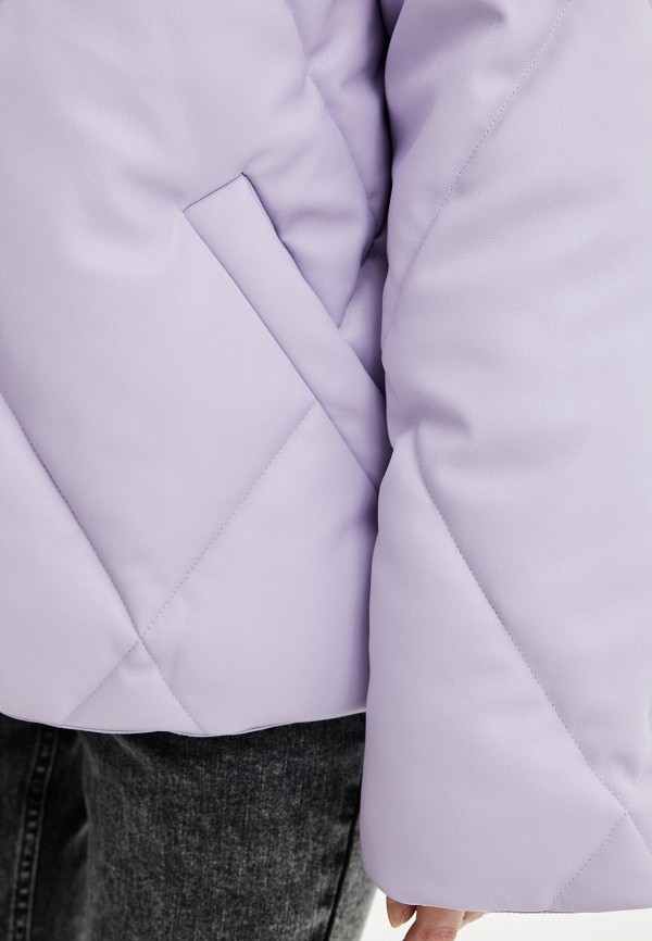 фото Куртка кожаная утепленная zarina