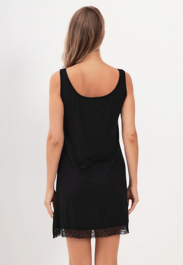 Сорочка ночная Luisa Moretti черный, размер 44, фото 3