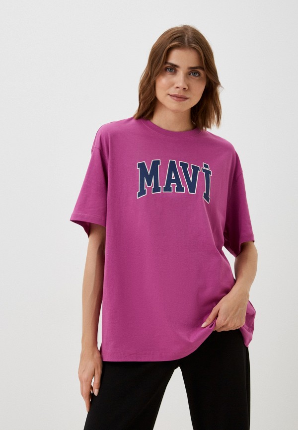 

Футболка Mavi, Фуксия, SHORT SLEEVE TOP