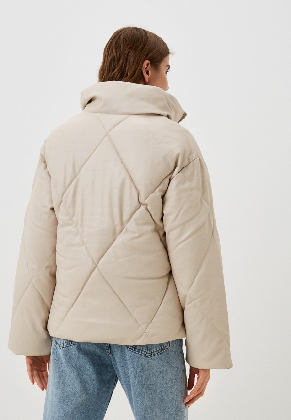 фото Куртка кожаная утепленная zarina