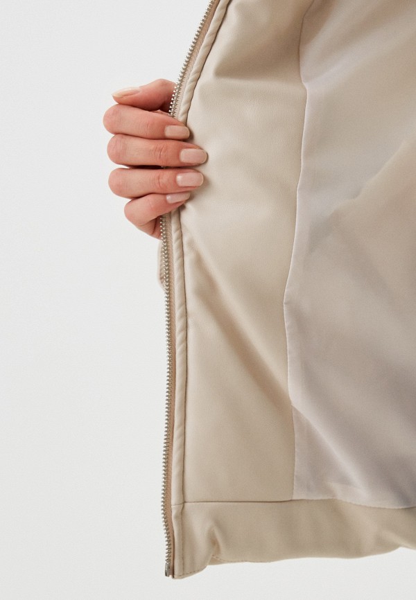 фото Куртка кожаная утепленная zarina