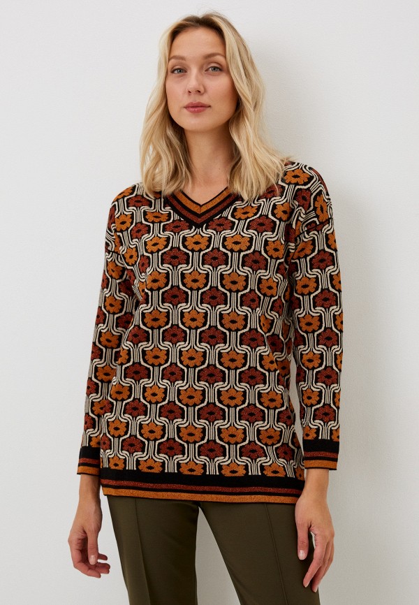 Пуловер Ancora Collection. Цвет: коричневый. Сезон: Осень-зима 2023/2024.