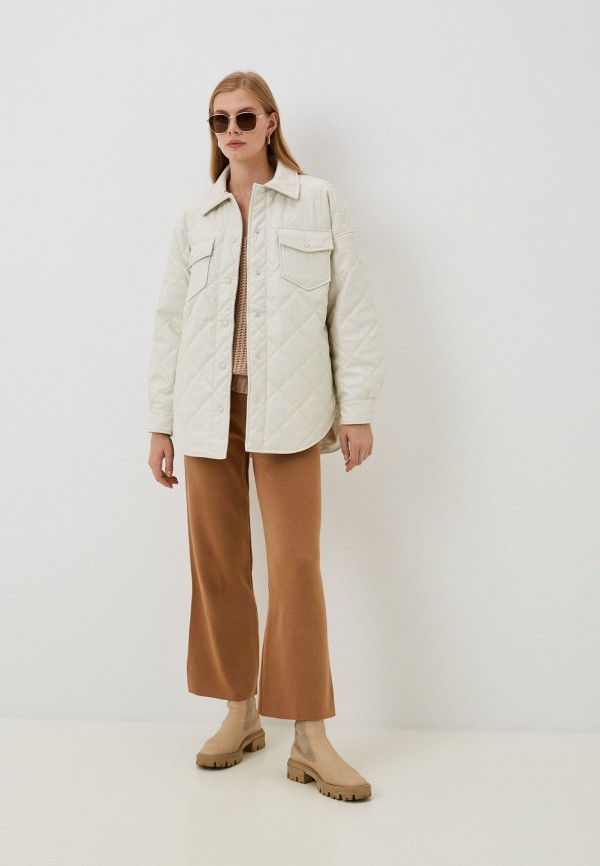 фото Куртка кожаная утепленная befree