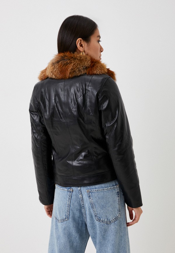 фото Куртка кожаная утепленная grafinia