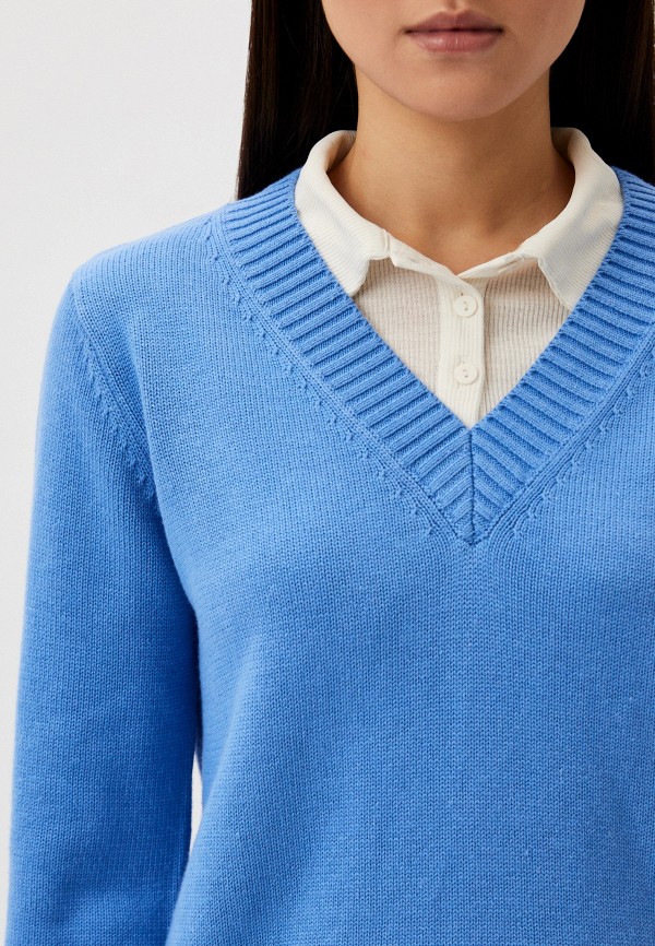 Пуловер 6PM цвет Голубой  Фото 4