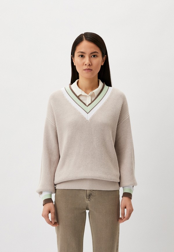 Пуловер Finisterre цвет Бежевый 