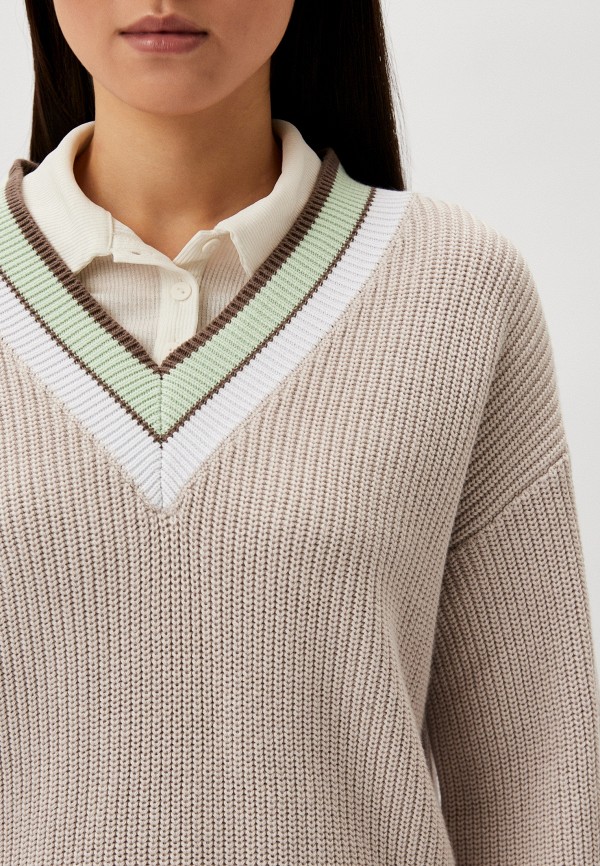 Пуловер Finisterre цвет Бежевый  Фото 4