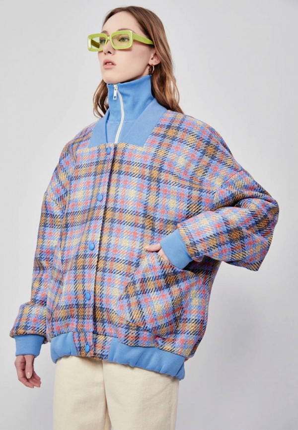 Куртка Katya Erokhina Bomber Multi Blue