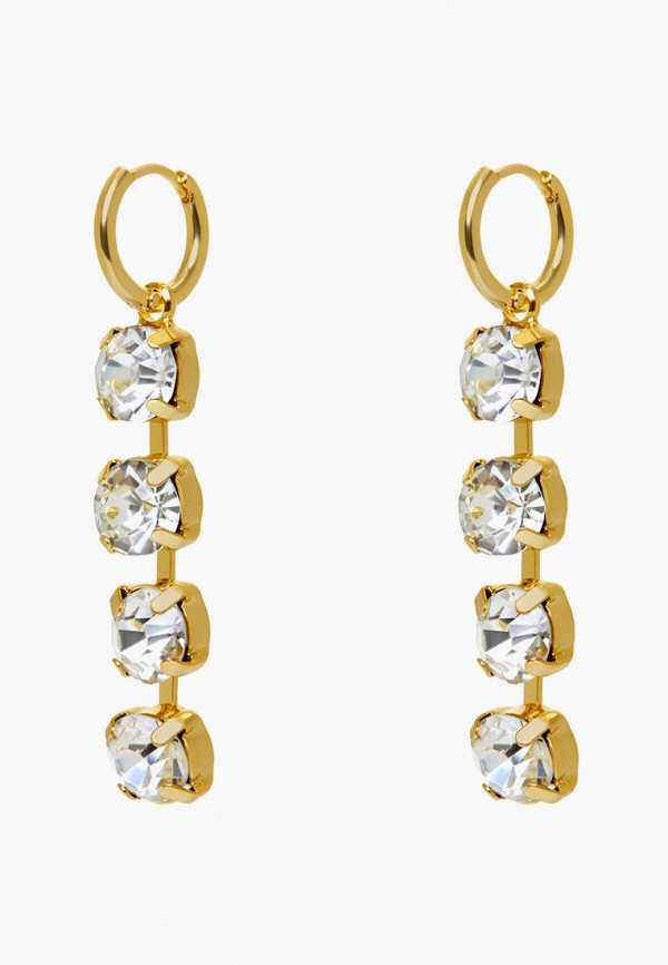 Серьги Viva la Vika Large Crystal Earrings - White