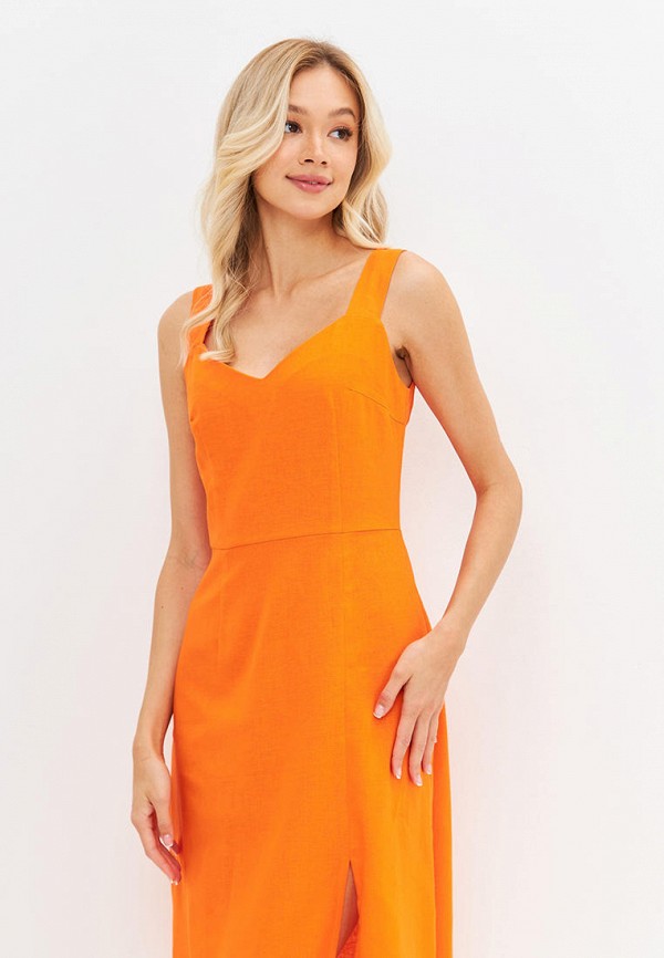 Сарафан Suara Femme оранжевый, размер 44, фото 5