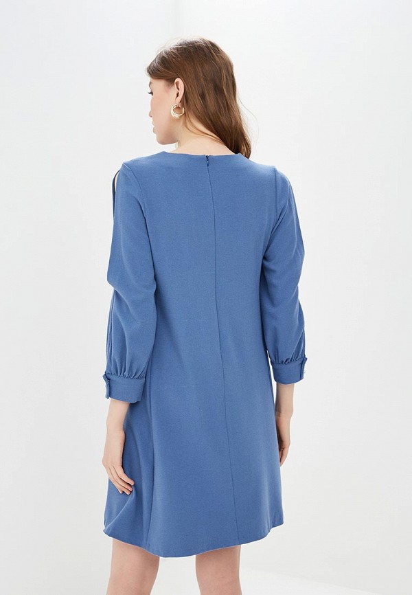 Платье Анна Голицына цвет голубой  Фото 3