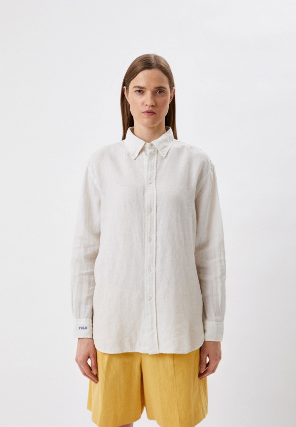 Рубашка Polo Ralph Lauren белого цвета