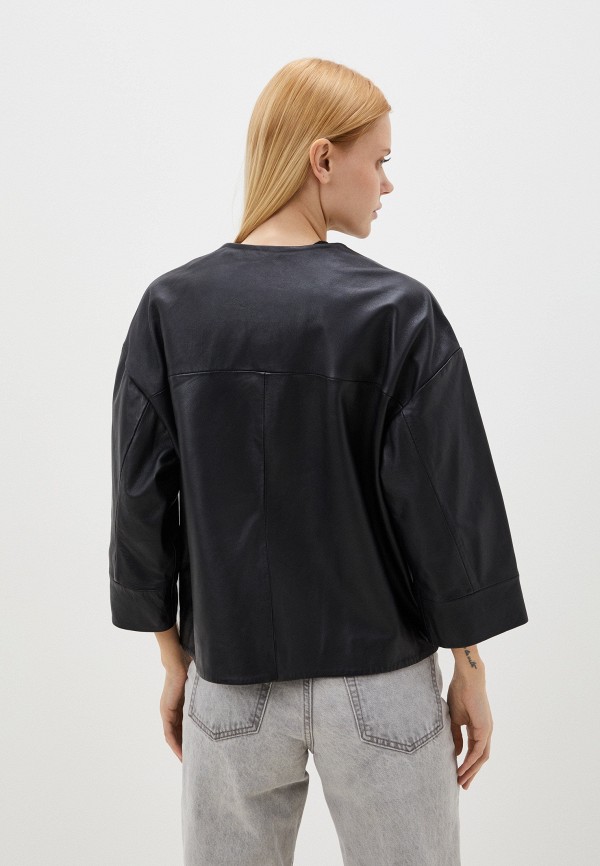 фото Куртка кожаная снежная королева