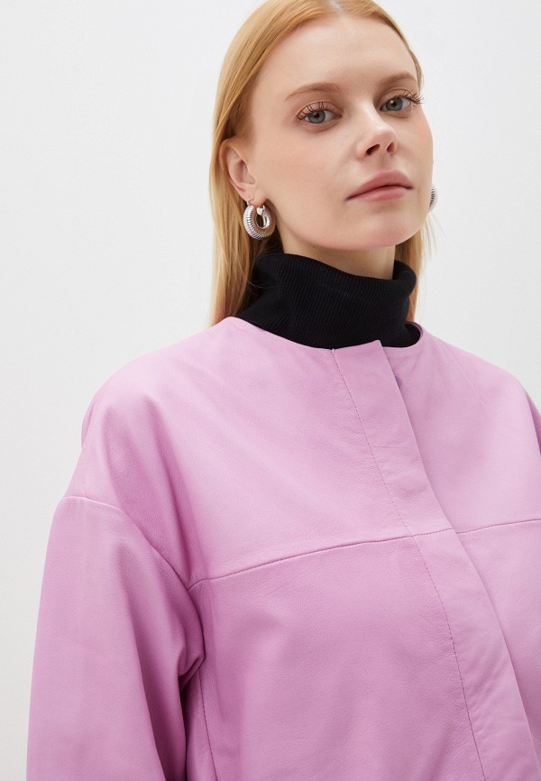 фото Куртка кожаная снежная королева