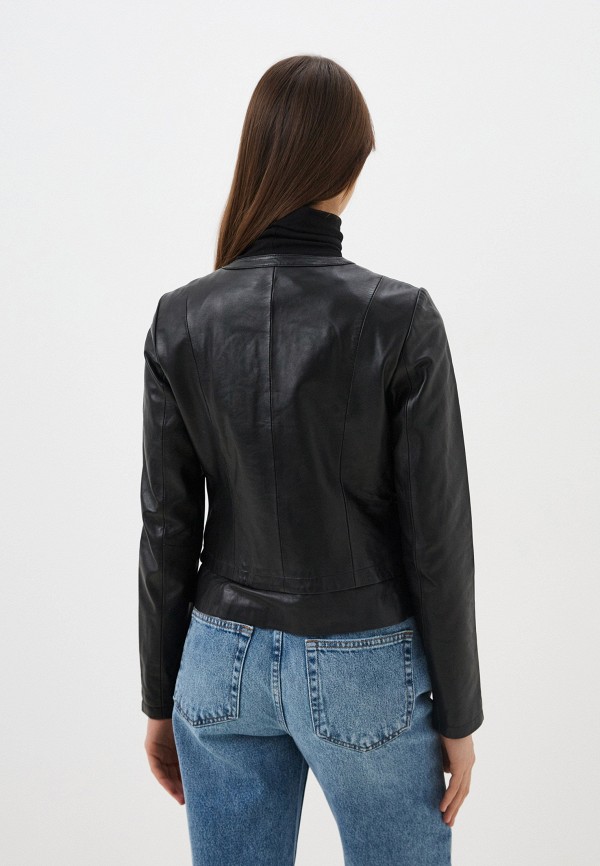 фото Куртка кожаная снежная королева