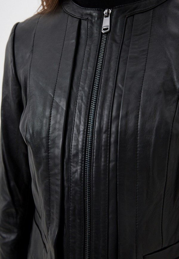 фото Куртка кожаная снежная королева