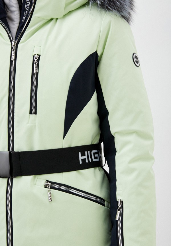 Куртка горнолыжная High Experience цвет Зеленый  Фото 5