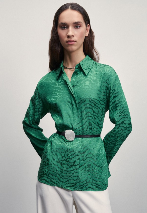 

Блуза Zarina, Зеленый, LIMITED COLLECTION