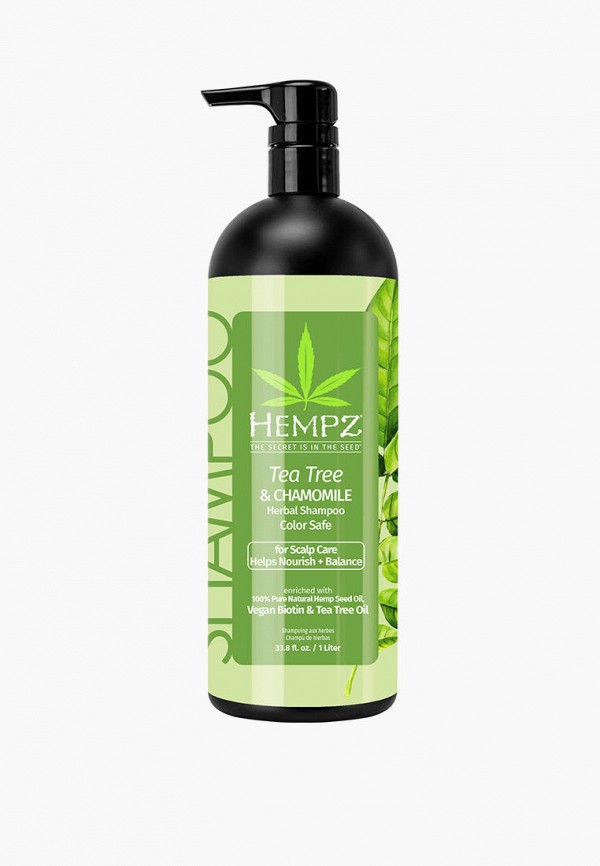 Шампунь Hempz Здоровые волосы Чайное дерево и Ромашка / Hempz Tea Tree & Chamomile Herbal Shampoo, 1000 мл