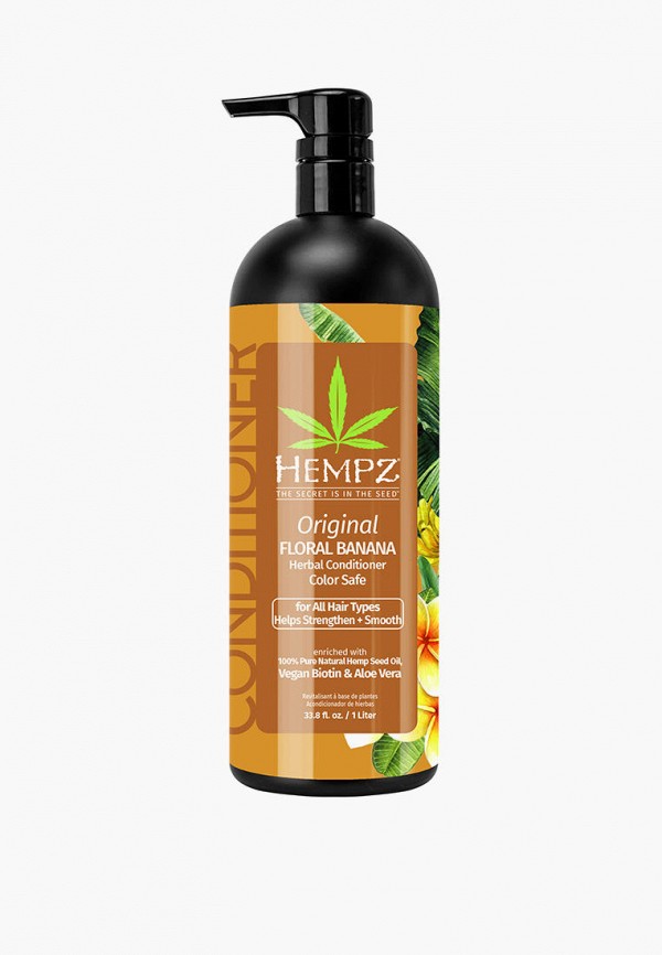 Кондиционер для волос Hempz Оригинальный / Original Herbal Conditioner For Damaged & Color Treated Hair, 1000 мл hempz кондиционер pineapple