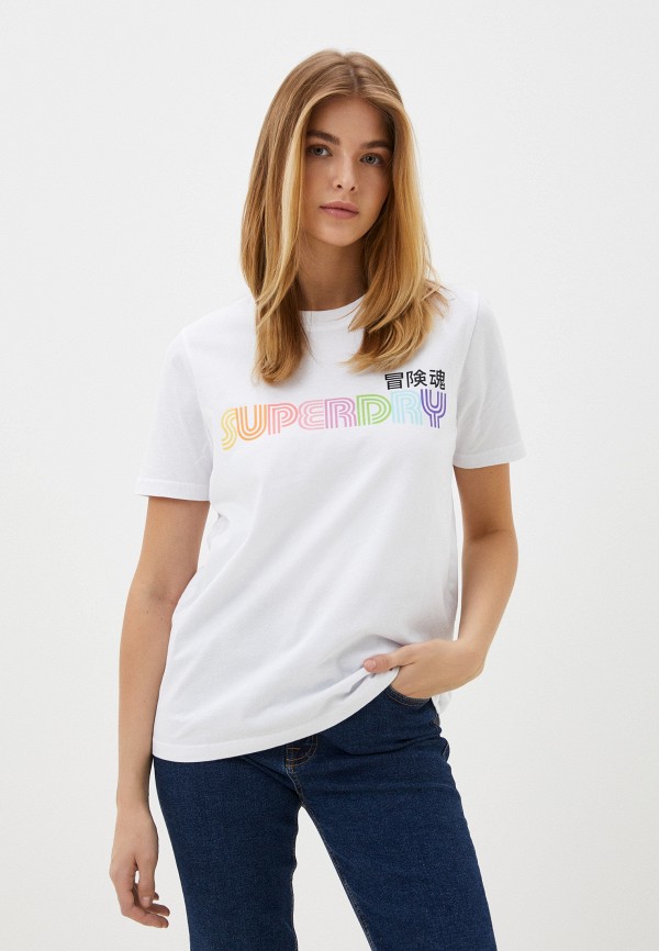 Футболка Superdry VINTAGE RETRO RAINBOW TEE