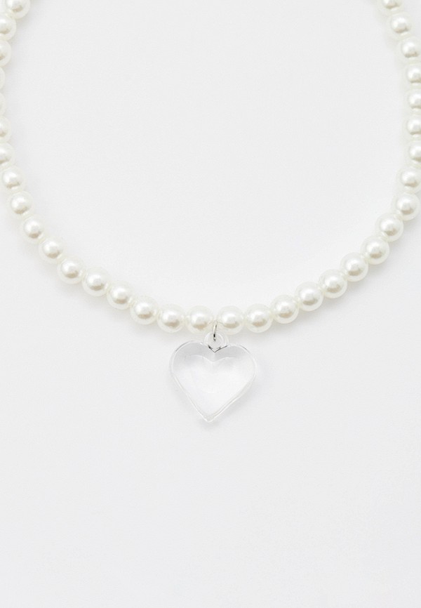 

Колье Pabur, Белый, HEART