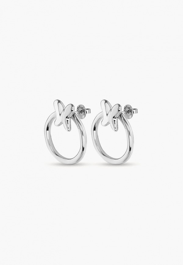 

Серьги Unode50, Серебряный, Butterfly effect с серебром