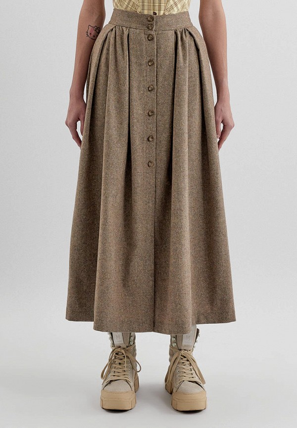 

Юбка Unique Fabric, Бежевый