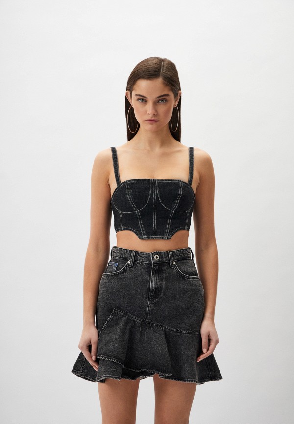 

Топ Karl Lagerfeld Jeans, Черный