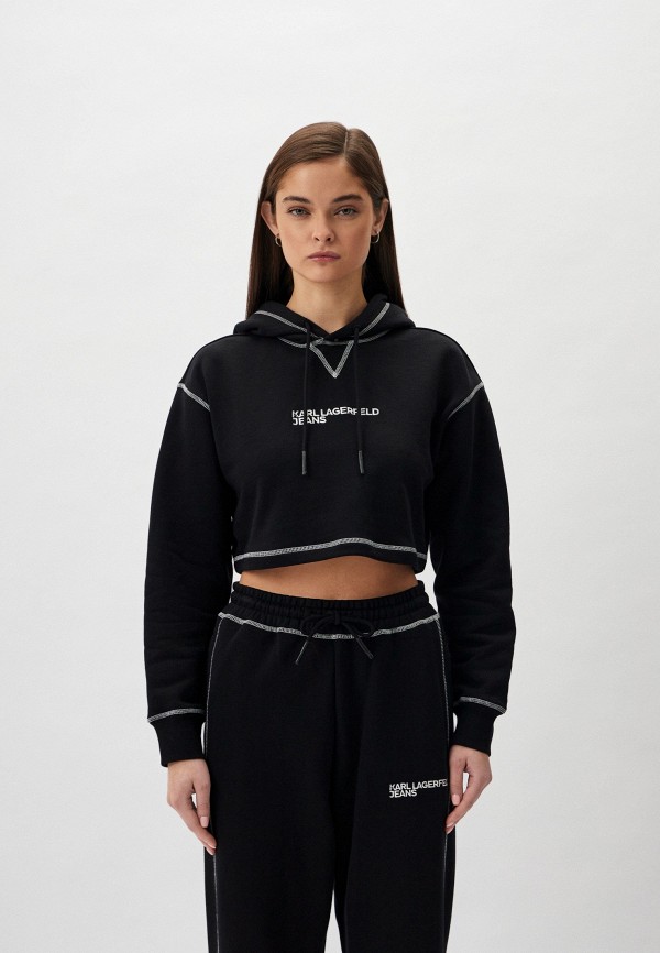 

Худи Karl Lagerfeld Jeans, Черный