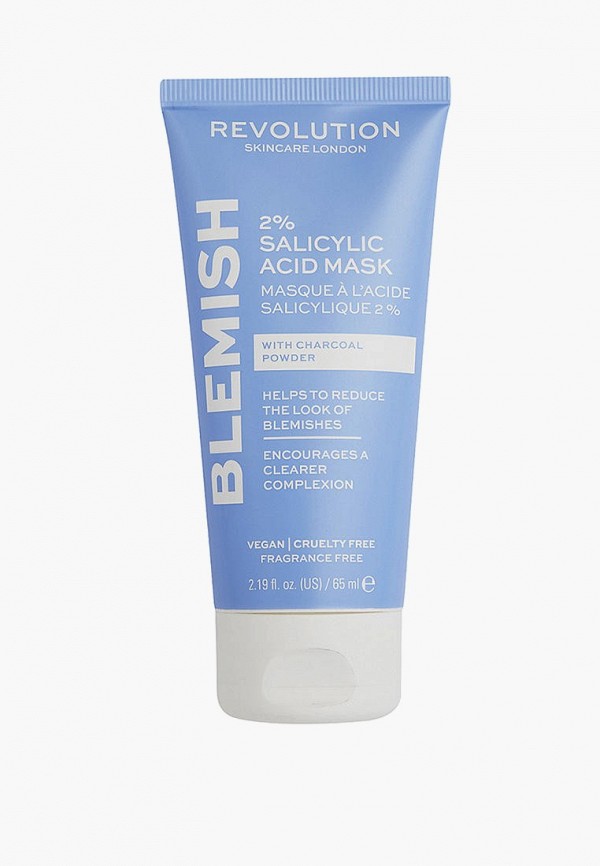 Маска для лица Revolution Skincare 2% Salicylic Acid BHA Anti Blemish Face Mask, 65 мл
